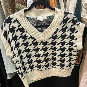 Sweater vest, worn once.